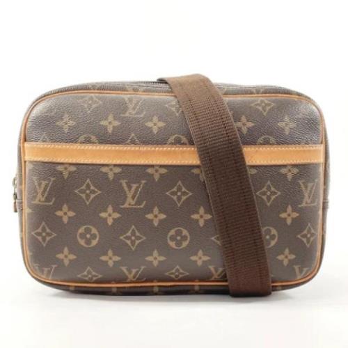 Louis Vuitton Vintage Pre-owned Tyg louis-vuitton-vskor Brown, Dam