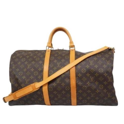 Louis Vuitton Vintage Pre-owned Tyg louis-vuitton-vskor Brown, Dam