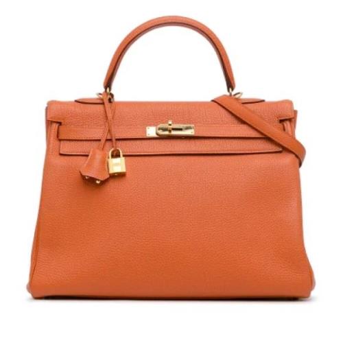 Hermès Vintage Pre-owned Laeder handvskor Orange, Dam