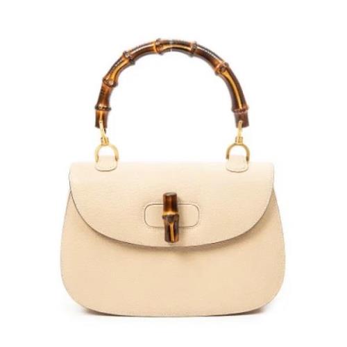 Gucci Vintage Pre-owned Laeder handvskor Beige, Dam