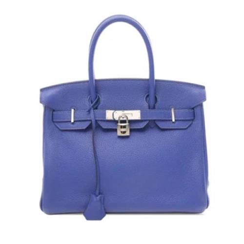 Hermès Vintage Pre-owned Laeder handvskor Blue, Dam