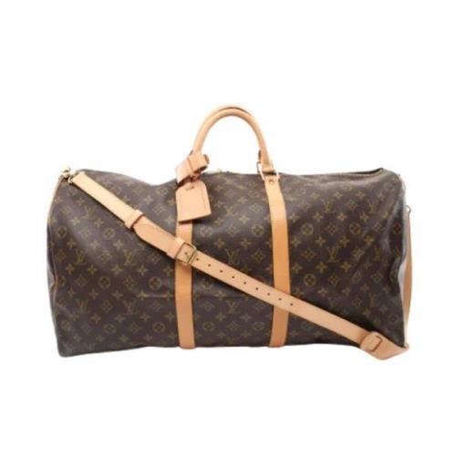 Louis Vuitton Vintage Pre-owned Canvas resvskor Brown, Dam