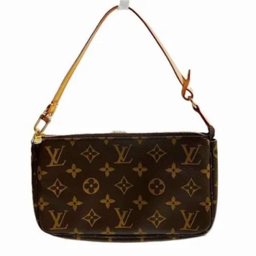 Louis Vuitton Vintage Pre-owned Canvas kuvertvskor Brown, Dam