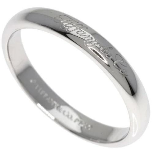 Tiffany & Co. Pre-owned Pre-owned Platina ringar Gray, Dam