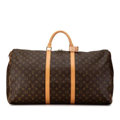 Louis Vuitton Vintage Pre-owned Canvas handvskor Brown, Dam