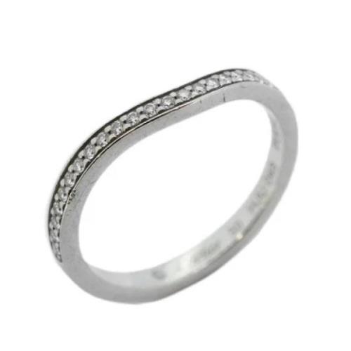 Cartier Vintage Pre-owned Platina ringar Gray, Dam