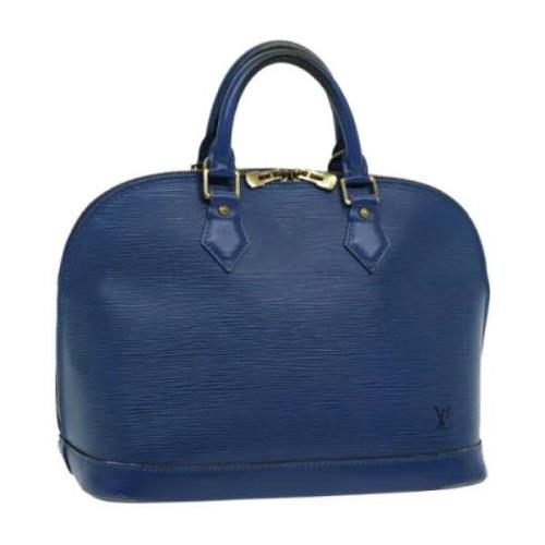 Louis Vuitton Vintage Pre-owned Laeder handvskor Blue, Dam