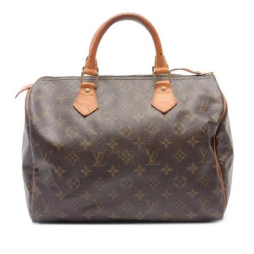 Louis Vuitton Vintage Pre-owned Canvas handvskor Brown, Dam