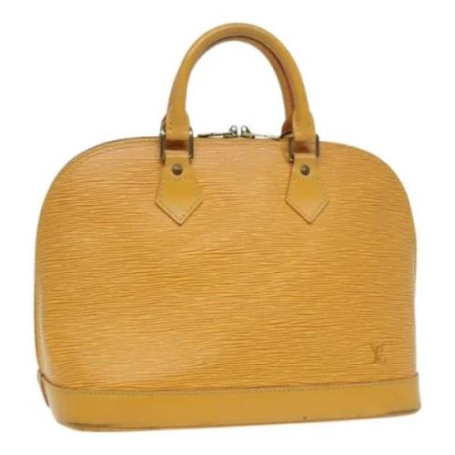 Louis Vuitton Vintage Pre-owned Laeder handvskor Yellow, Dam