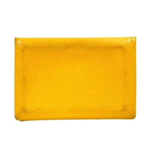 Hermès Vintage Pre-owned Laeder hem-och-kontorstillbehr Yellow, Dam