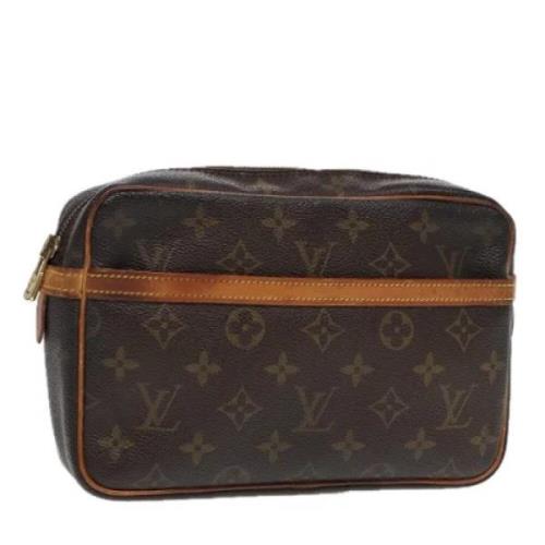 Louis Vuitton Vintage Pre-owned Canvas kuvertvskor Brown, Dam