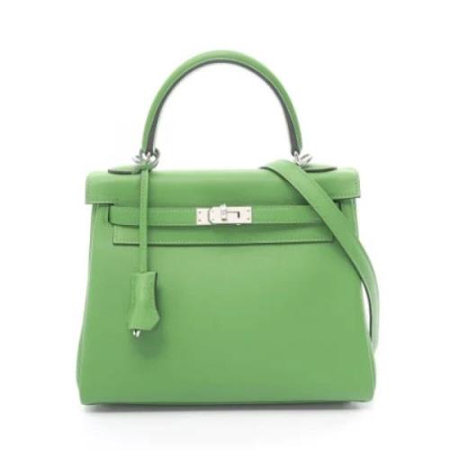 Hermès Vintage Pre-owned Laeder handvskor Green, Dam