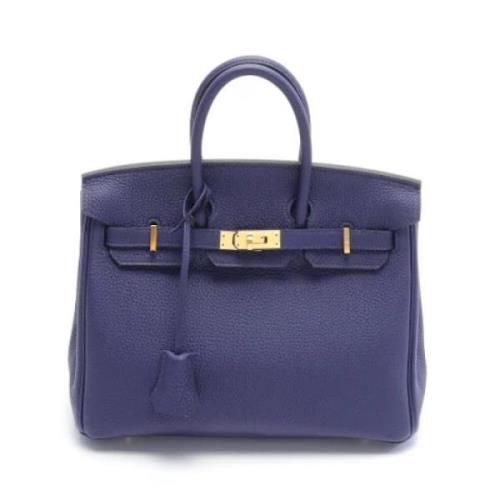 Hermès Vintage Pre-owned Laeder handvskor Blue, Dam