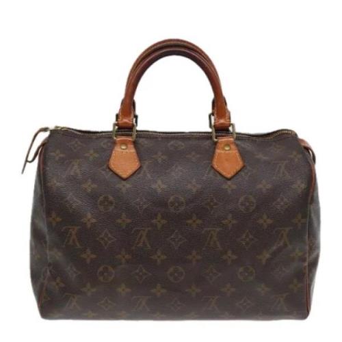 Louis Vuitton Vintage Pre-owned Canvas handvskor Brown, Dam