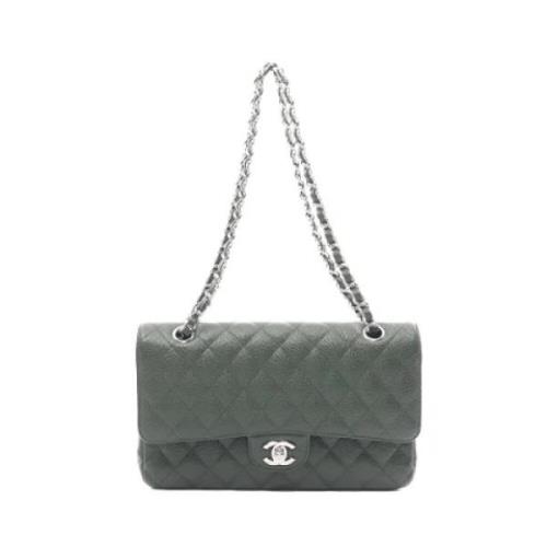 Chanel Vintage Pre-owned Canvas chanel-vskor Green, Dam