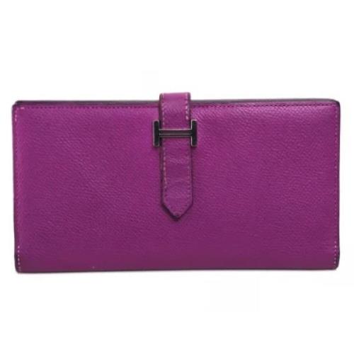 Hermès Vintage Pre-owned Laeder plnbcker Purple, Dam