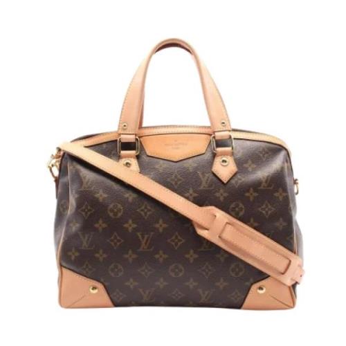 Louis Vuitton Vintage Pre-owned Tyg louis-vuitton-vskor Brown, Dam