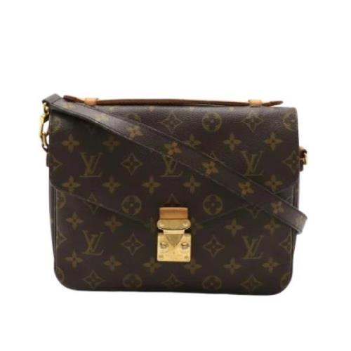 Louis Vuitton Vintage Pre-owned Tyg louis-vuitton-vskor Brown, Dam