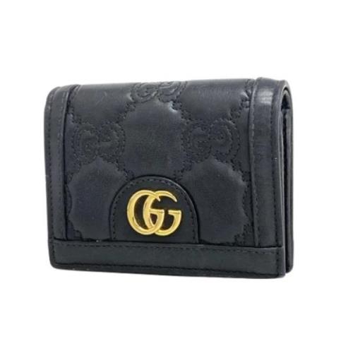 Gucci Vintage Pre-owned Laeder plnbcker Black, Dam