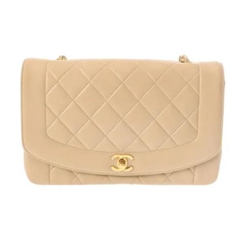 Chanel Vintage Pre-owned Laeder chanel-vskor Beige, Dam