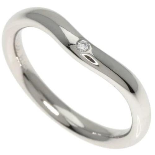 Tiffany & Co. Pre-owned Pre-owned Platina ringar Gray, Dam