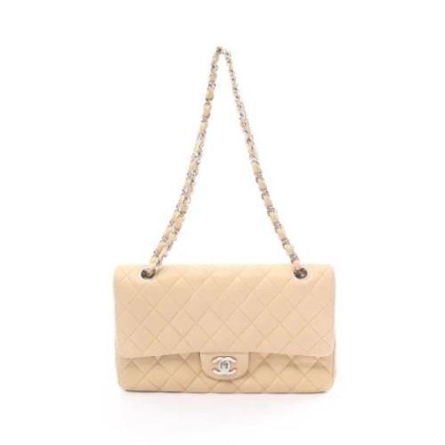 Chanel Vintage Pre-owned Laeder chanel-vskor Beige, Dam