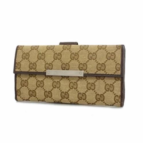 Gucci Vintage Pre-owned Canvas plnbcker Brown, Dam