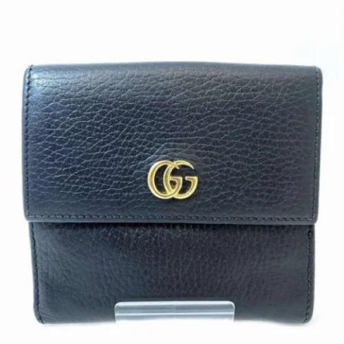 Gucci Vintage Pre-owned Laeder plnbcker Black, Dam