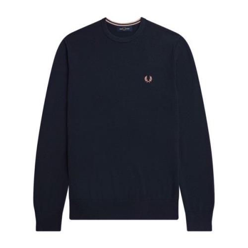 Fred Perry Ull och bomullströja Blue, Herr