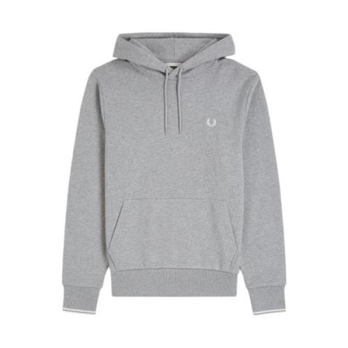 Fred Perry Casual Sweatshirt med Stil Gray, Herr