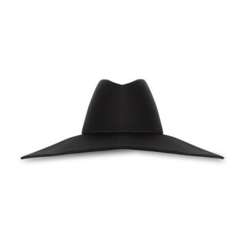 Balmain Satin hat Black, Dam