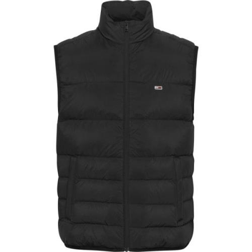 Tommy Jeans Ärmfri Pufferjacka Svart Black, Herr