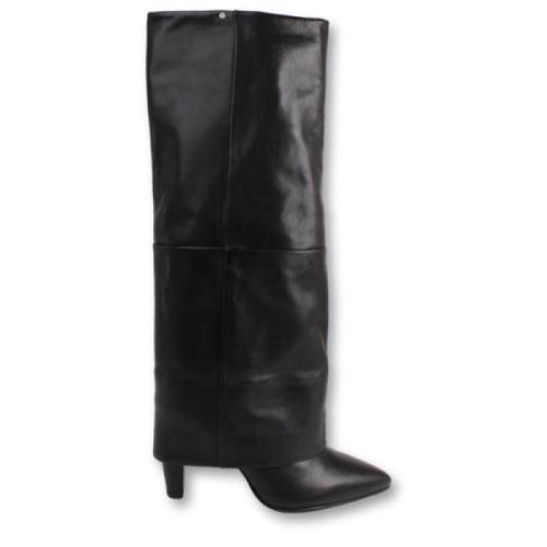 Bronx Roklaars Dress Boots med Unik Design Black, Dam