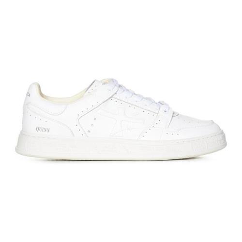 Premiata Vita Läder Låga Sneakers White, Herr