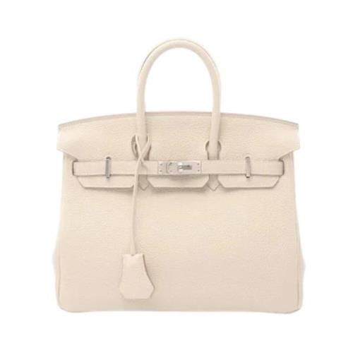 Hermès Vintage Pre-owned Laeder handvskor Beige, Dam