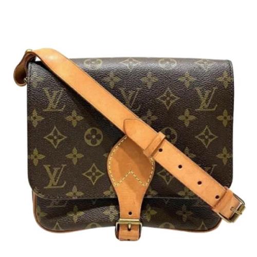 Louis Vuitton Vintage Pre-owned Tyg louis-vuitton-vskor Brown, Dam