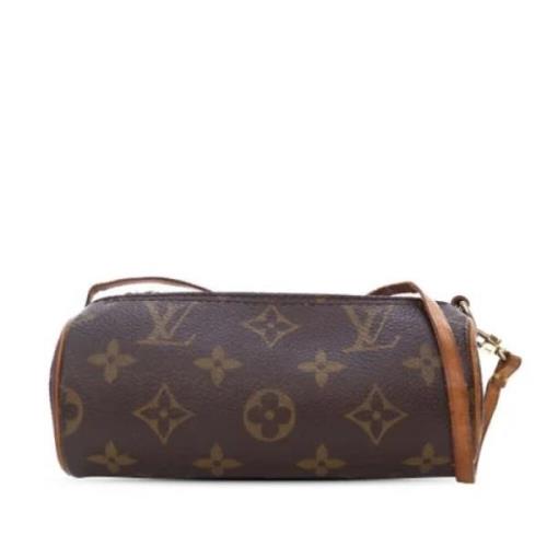 Louis Vuitton Vintage Pre-owned Canvas handvskor Brown, Dam