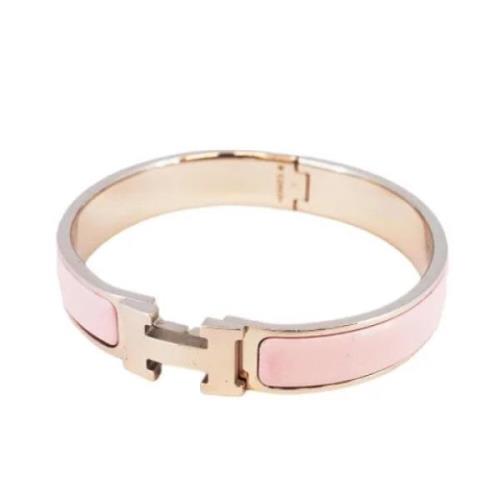 Hermès Vintage Pre-owned Metall armband Pink, Dam