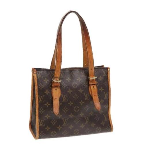 Louis Vuitton Vintage Pre-owned Canvas handvskor Brown, Dam