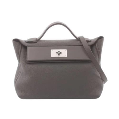 Hermès Vintage Pre-owned Laeder handvskor Gray, Dam