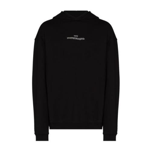 Maison Margiela Svart Sweatshirt Aw24 Herrmode Black, Herr