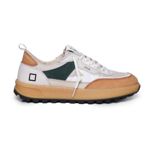 D.a.t.e. Vita Mocka Gummisneakers Beige Elfenben Multicolor, Herr