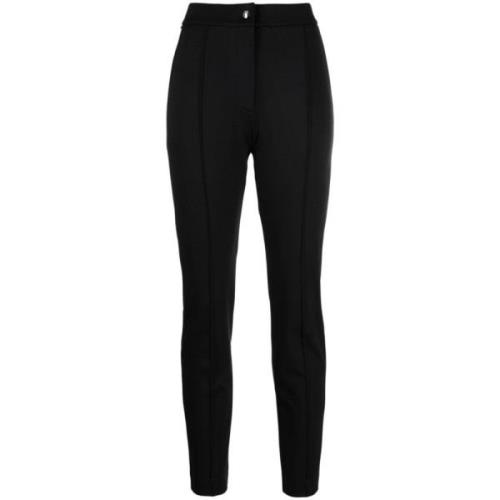 Moncler Svarta Slim-Leg Byxor Black, Dam