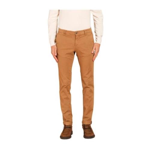 Mason's Extra Slim Chino Byxor i Milano Stil Brown, Herr