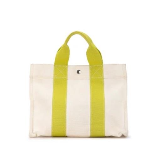 Hermès Vintage Pre-owned Canvas totevskor White, Dam