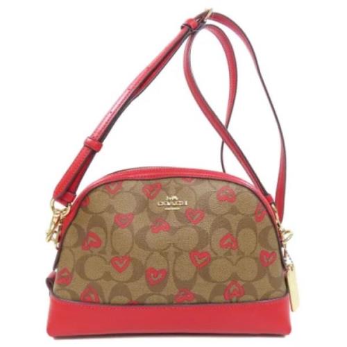 Coach Pre-owned Pre-owned Plast axelremsvskor Red, Dam