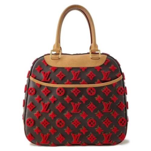 Louis Vuitton Vintage Pre-owned Tyg louis-vuitton-vskor Red, Dam