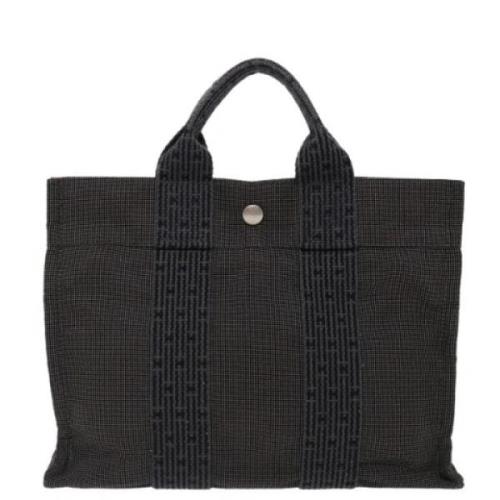 Hermès Vintage Pre-owned Canvas totevskor Gray, Dam