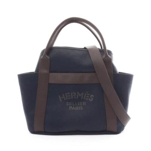 Hermès Vintage Pre-owned Laeder handvskor Blue, Dam