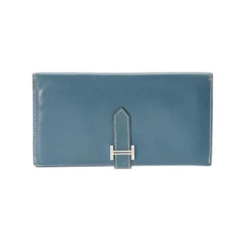 Hermès Vintage Pre-owned Laeder plnbcker Blue, Dam